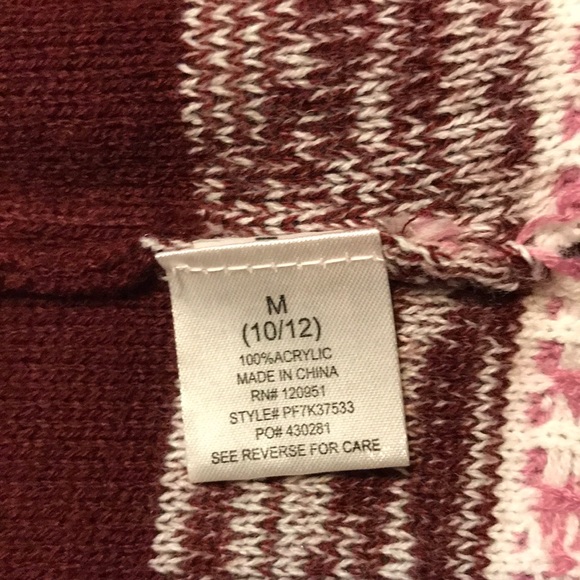 Girl’s Hooded Pink Republic Sweater Size 10/12 - Picture 12 of 16